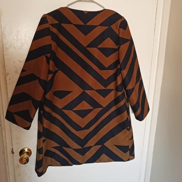 H&M jacket size 4 brown and black print - Picture 5 of 5